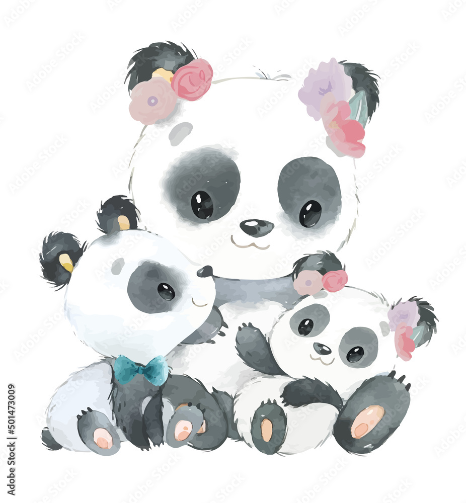 Cute Animal Vector Collection Hand Drawn Aesthetic Pet illustration