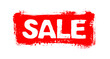 Sale Banner mit roter Farbe