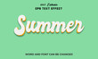 © MdAnowar - Summer Editable 3d text Effect Style,