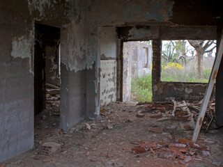 Poster - Ruins in Epecuén, Argentina