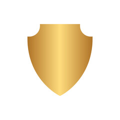 Sticker - Shield icon with gold gradient