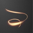 © Saibarakova Ilona - Shiny spiral light lines vector background. EPS10