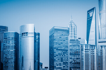 Canvas Print - modern office building in shanghai