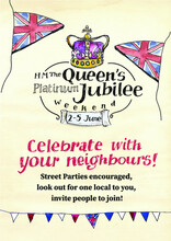 Poster For HM The Queen Platinum Jubilee Weekend Celebrations
