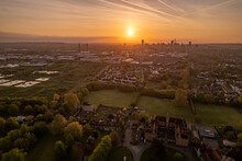 Aerial Shot Of Croydon Skyline