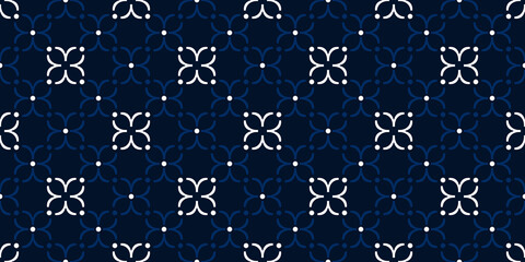 abstract line shape geometric motif elegant pattern seamless ornate background. flowers ornament flo