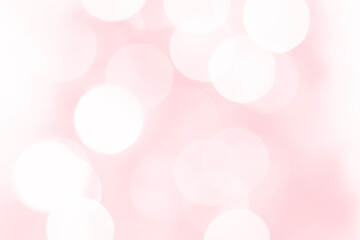 Wall Mural - pink sparkling glitter bokeh background, abstract defocused lights texture