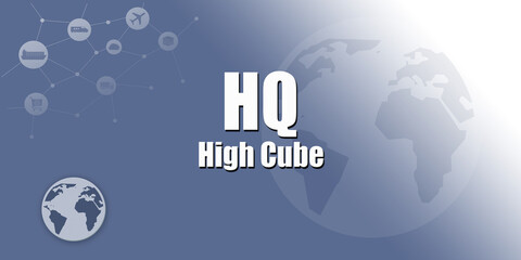 Poster - Logistic Abbreviation - HQ - High Cube