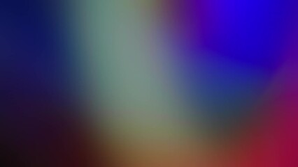 Wall Mural - Looped Transition And Light Leaks. Blue, purple, green and red colors gradient changing. Can be used as a background, overlay or screen for devices.