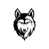 Fototapeta  - a wolf logo illustration in modern style