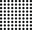 seamless pattern of dot vector illustration.Seamless vector pattern black polka dots on a white background.Abstract background. Decorative print.