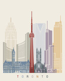 Fototapeta Londyn - Toronto skyline poster