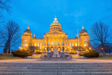 State Capitol In Des Moines, Iowa