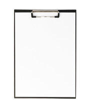 Clipboard With Blank Sheet Isolated On White