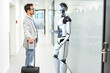 © Alexander Limbach - Humanoid robot assists company visitors