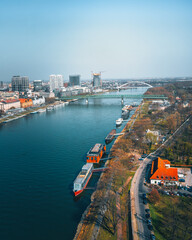 view of the port of bratislava 