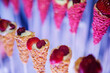 © Michael Marquand - Modern dessert hors d'oeuvres ready to be served at an event.