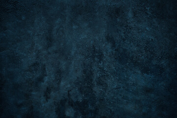 Wall Mural - Blue green grunge background. Toned stone wall surface. Close-up. Dark background with space for design.