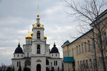 Kremlin In Dmitrov Town, Russia. Color Photo	