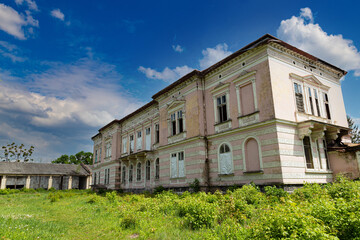 Wall Mural - Old castle. The earl Badeni Palace. Busk town. Ukraine