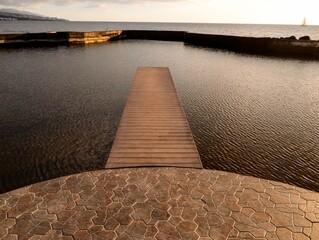 Wall Mural - Sunrise Pier