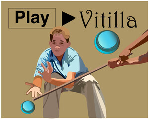 vitilla is a game derived from baseball in the dominican republic that emerged in the late 1970s. it