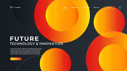 Wall Mural - creative design web page templates of graphic design, website design and development, social media, 