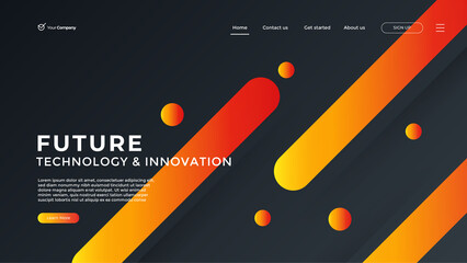 Wall Mural - creative design web page templates of graphic design, website design and development, social media, 