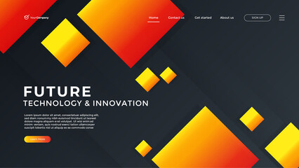 Wall Mural - creative design web page templates of graphic design, website design and development, social media, 