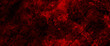 © Grave passenger - red grunge abstract background texture black concrete wall, grunge halloween background with blood splash space on wall, red horror wall background, dark slate background toned classic red color.