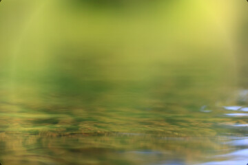 Wall Mural - water green eco background abstract