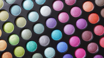 Poster - Professional makeup artist eyeshadow palette