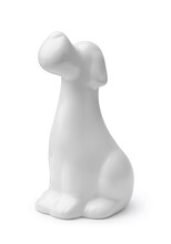 White Blank Ceramic Dog