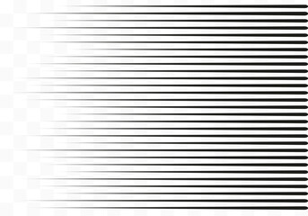 Speed lines. Design element, motion effect signs. Black lines on white background. Vector illustration.