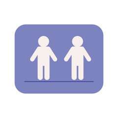 Sticker - avatar female and male