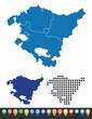 Set maps of Basque Country province