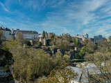Fototapeta Paryż - Luxembourg city on a beautiful summer day