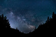 Leinwandbild Motiv night sky with stars 
