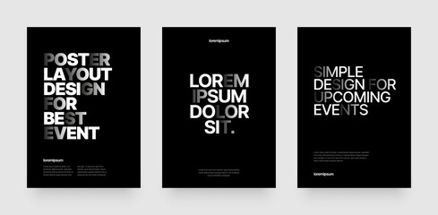 Wall Mural - simple vector layout template for events, companies or any business related.