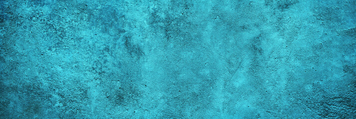 Wall Mural - blue green abstract background. toned rough rock surface texture. beautiful teal background with cop