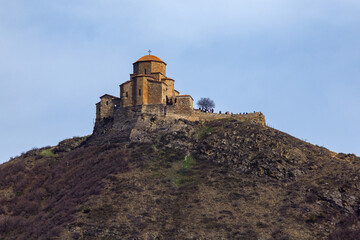 Wall Mural - Jvari Monastery is the georgian orthodox monastery located near Mtskheta