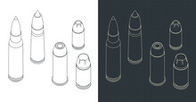 Bullets Of Various Calibers Mini Set