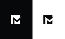 M Logo Design. Letter Logo Design Abstract Letter M Logo