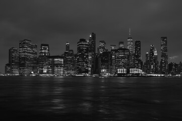  View of Manhattan at night