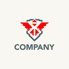 Wall Mural - a unique vector logo for your company