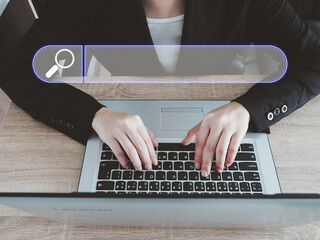 Wall Mural - search technology using search console to find what you're looking for. finding new ideas
