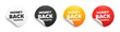 © blankstock - Money back guarantee. Round sticker badge with offer. Promo offer sign. Advertising promotion symbol. Paper label banner. Money back guarantee adhesive tag. Vector