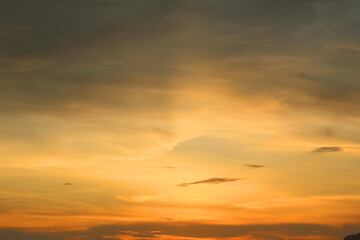 Wall Mural - cloud at sunset nature background