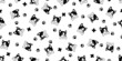 © CNuisin - dog seamless pattern french bulldog cross bone food vector pet eating puppy breed character cartoon repeat wallpaper isolated tile background doodle illustration design clip art