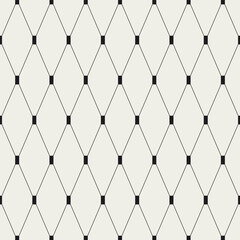 Wall Mural - Geometric seamless pattern. Repeated abstract line background. Modern triangle gray texture. Repeating contemporary geometry design for prints. Black and white stylish patern. Vector illustration